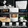 White Kraft Paper Stand-Up Zip Lock pouches with Transparent Window for Food & Cosmetic Storage.