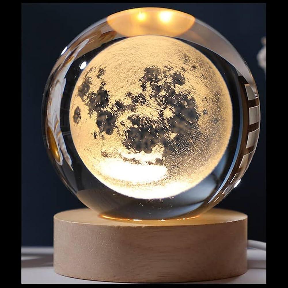 3D universe crystal ball decorative light for room illumination