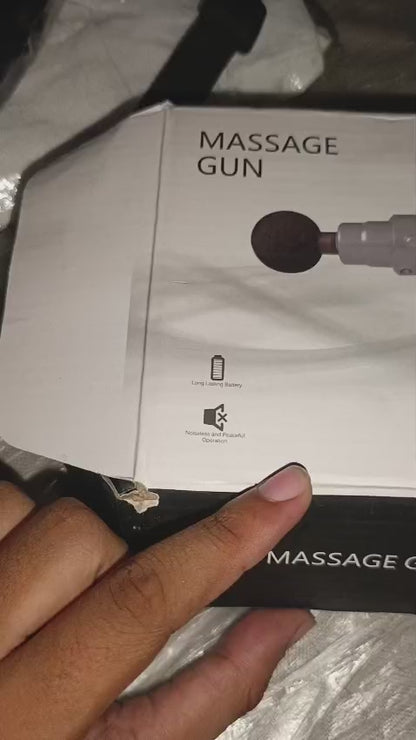 Rechargeable Massage Gun – 4 Speed Levels & 4 Massage Heads